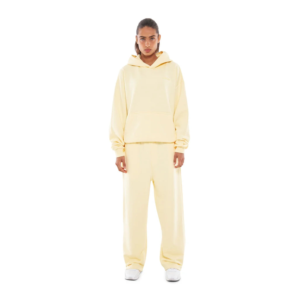 OPEN LEG JOGGER LEMON SORBET