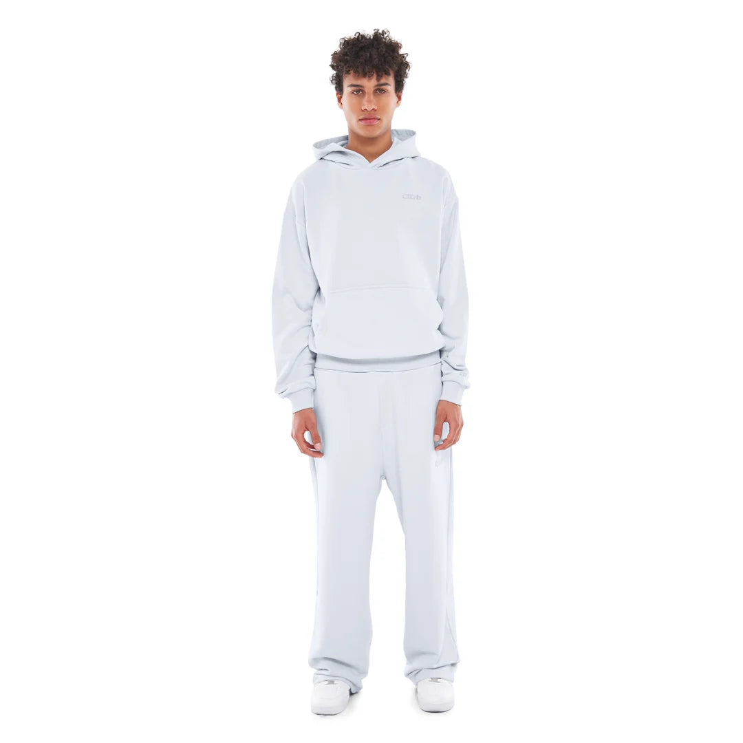 OPEN LEG JOGGER CHALK BLUE