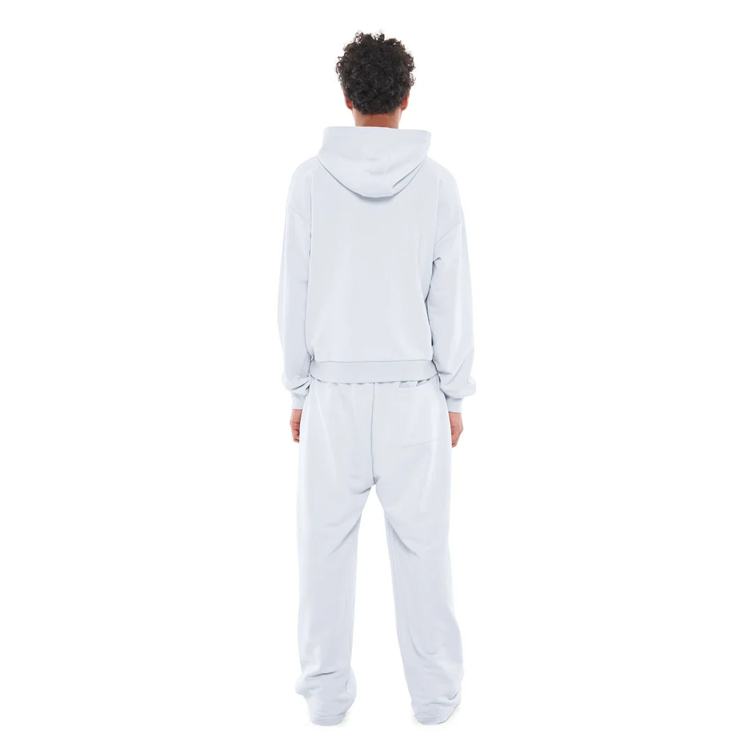 OPEN LEG JOGGER CHALK BLUE