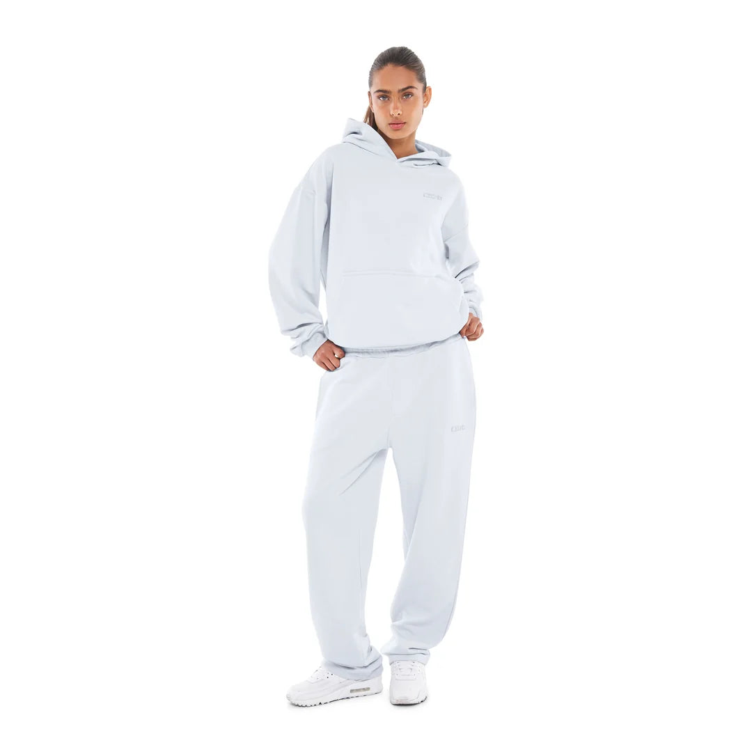 OPEN LEG JOGGER CHALK BLUE