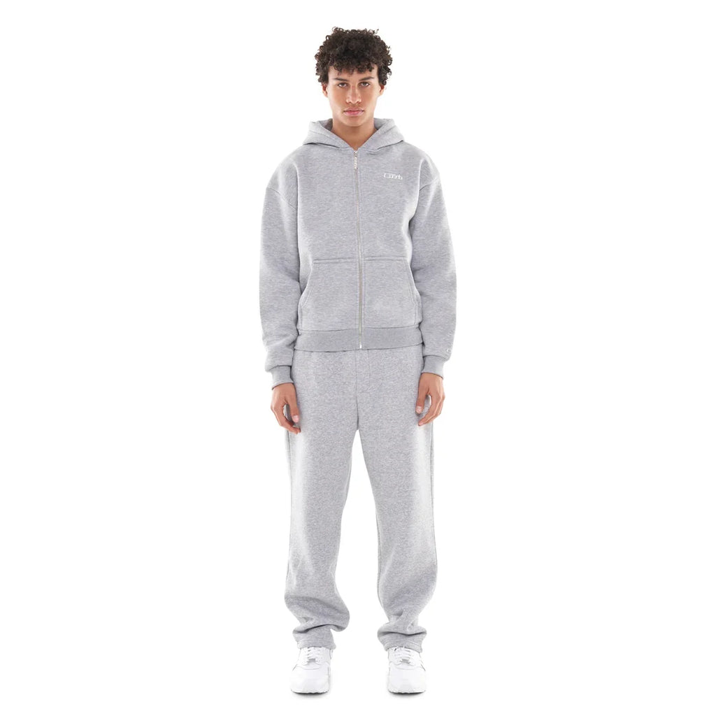 OPEN LEG JOGGER GREY MELANGE