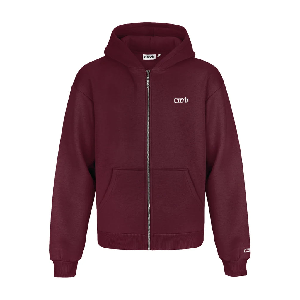 ZIP-UP BLACK CHERRY