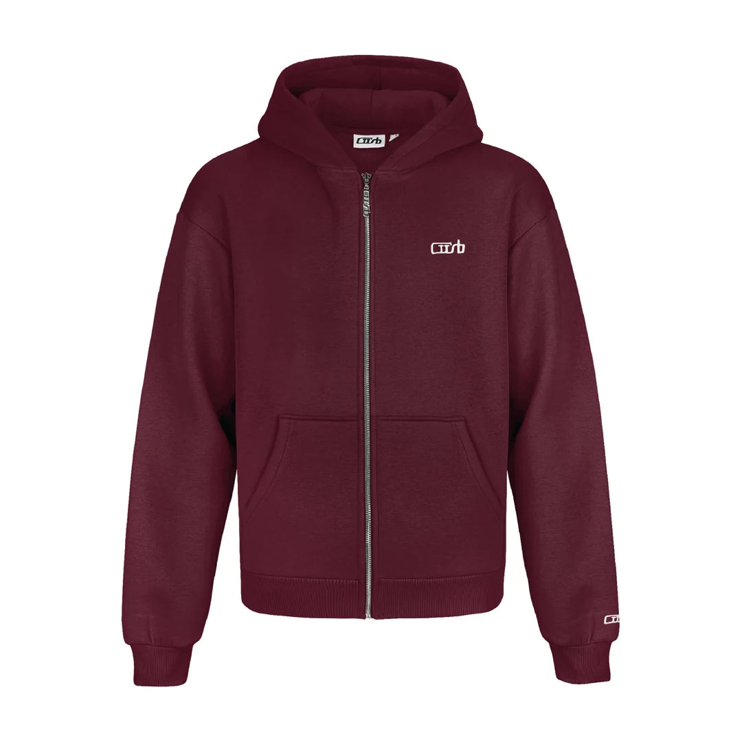 ZIP-UP BLACK CHERRY