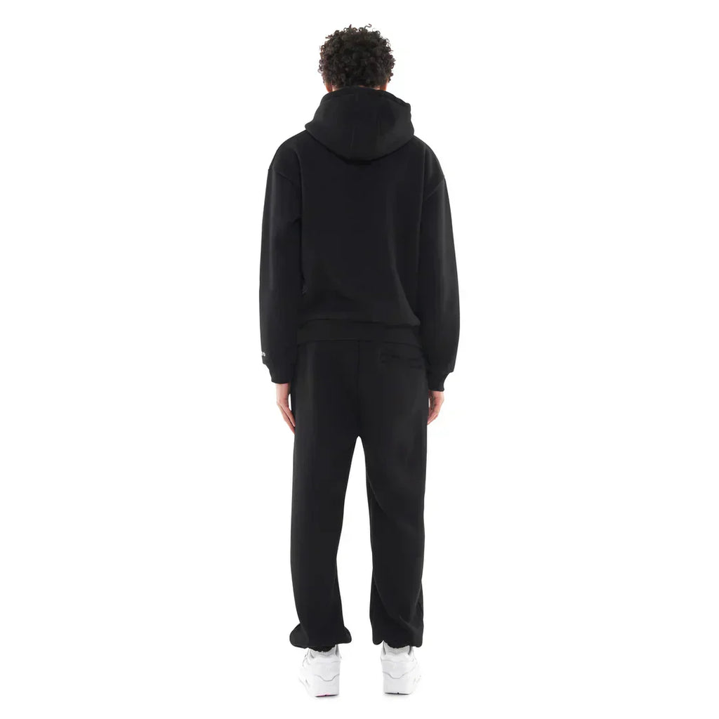 OPEN LEG JOGGER BLACK