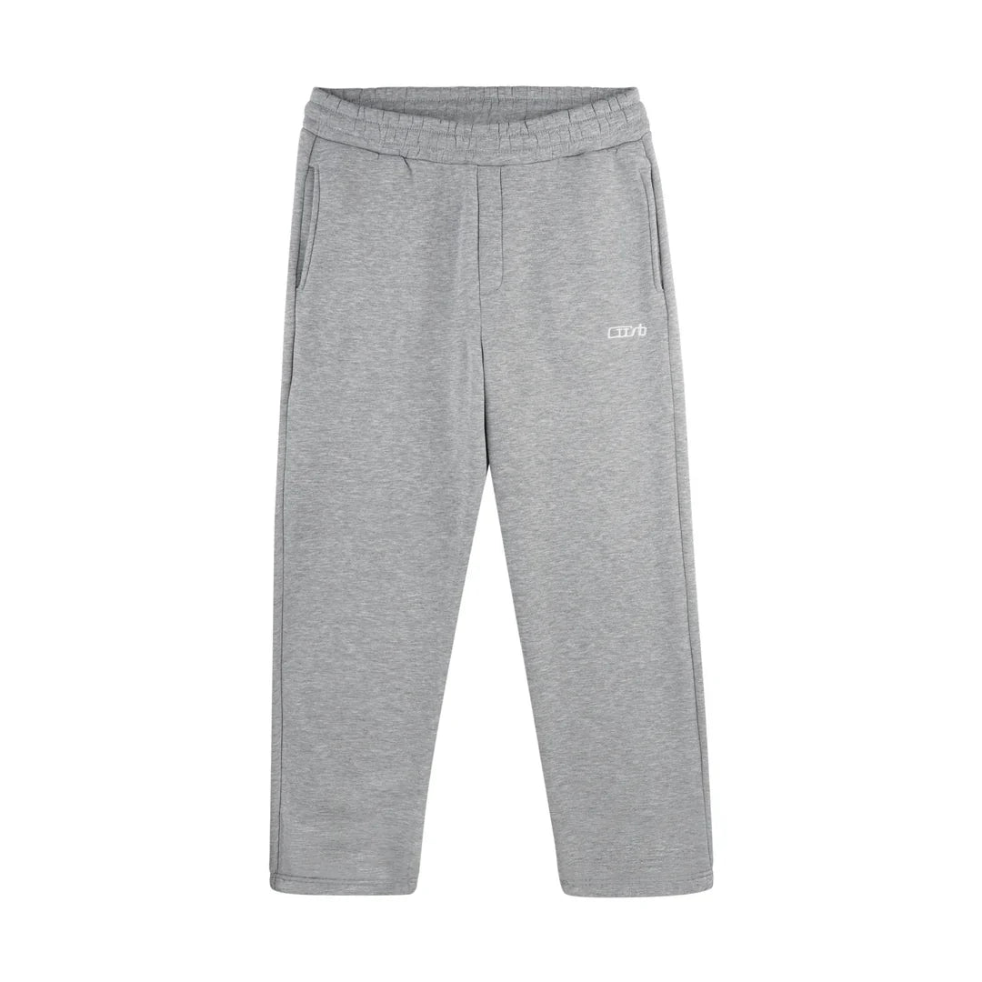 OPEN LEG JOGGER GREY MELANGE